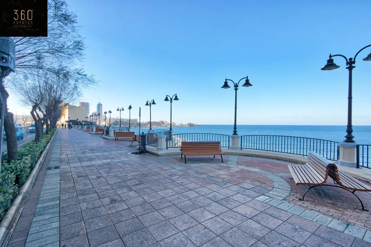 Seafront 3Br Apt In Tower Rd Sliema Opposite Beach By 360 Estates 0*,  Malta