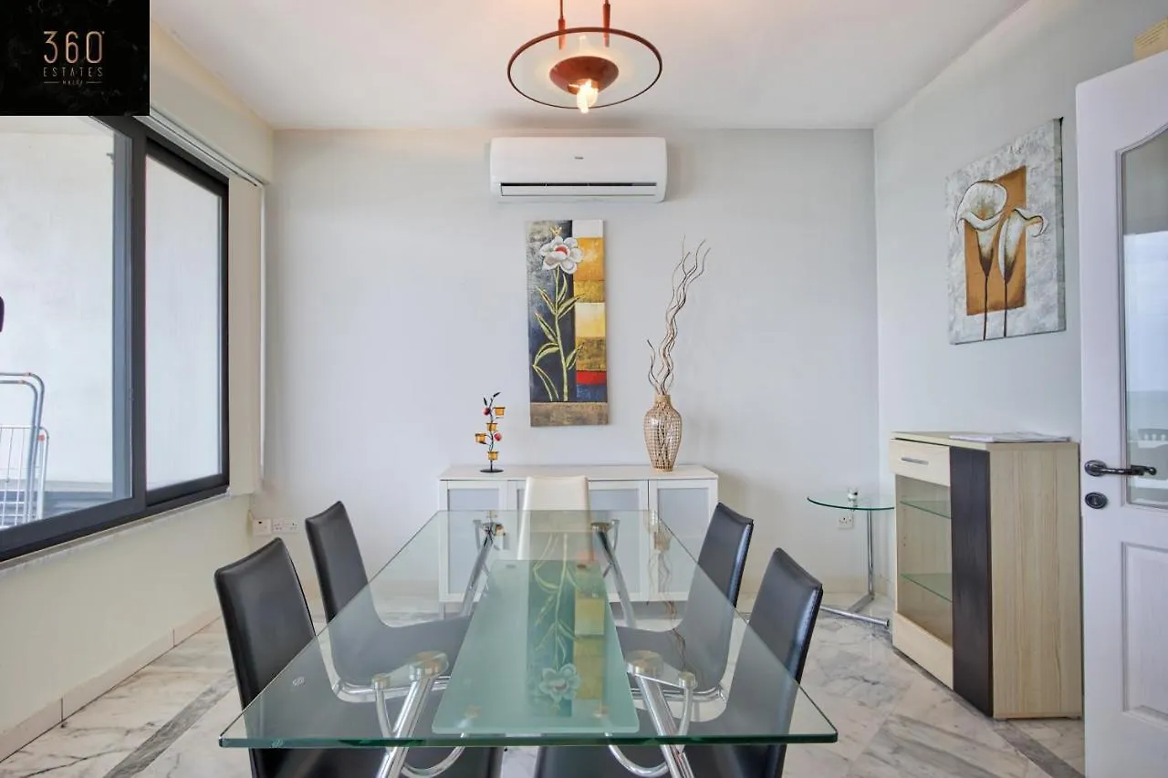 Apartment Seafront 3Br Apt In Tower Rd Sliema Opposite Beach By 360 Estates