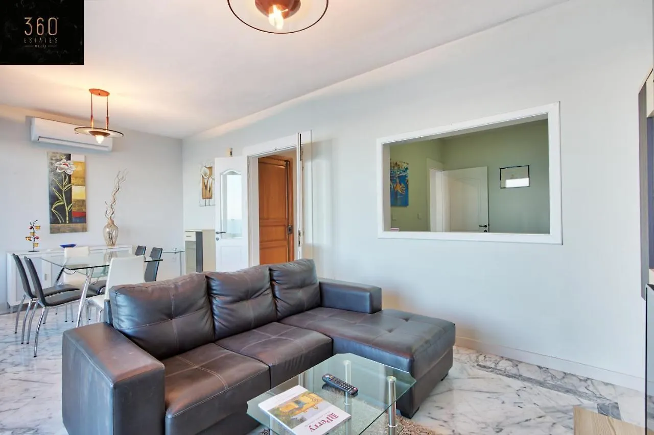 Seafront 3Br Apt In Tower Rd Sliema Opposite Beach By 360 Estates 0*,  Malta