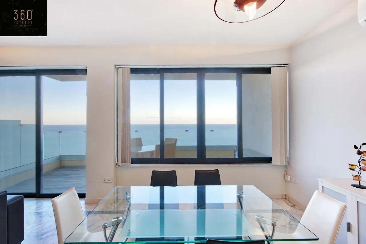 Seafront 3Br Apt In Tower Rd Sliema Opposite Beach By 360 Estates Malta